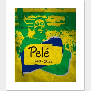 Pele 1940-2022 RIP Posters and Art